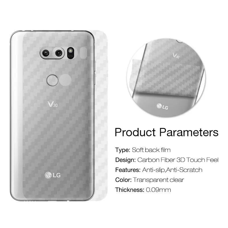 3 шт./лот Передняя защитная пленка на стену для LG V30 G6 Q6 плюс 3D с полным покрытием