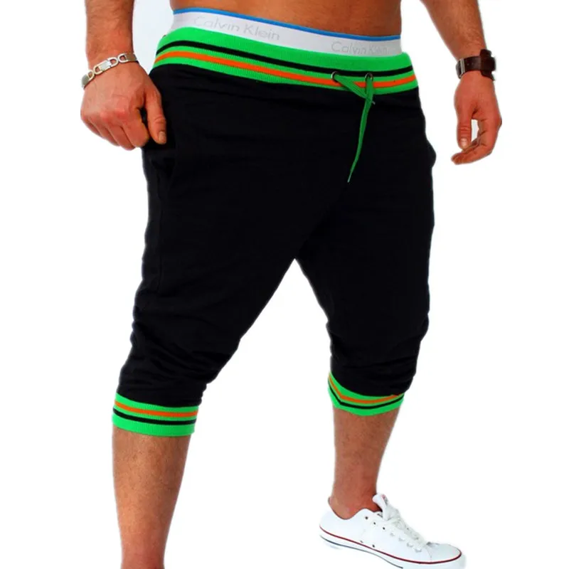 Модные хлопковые шорты мужские летние повседневные Бермуды шорты-шаровары
