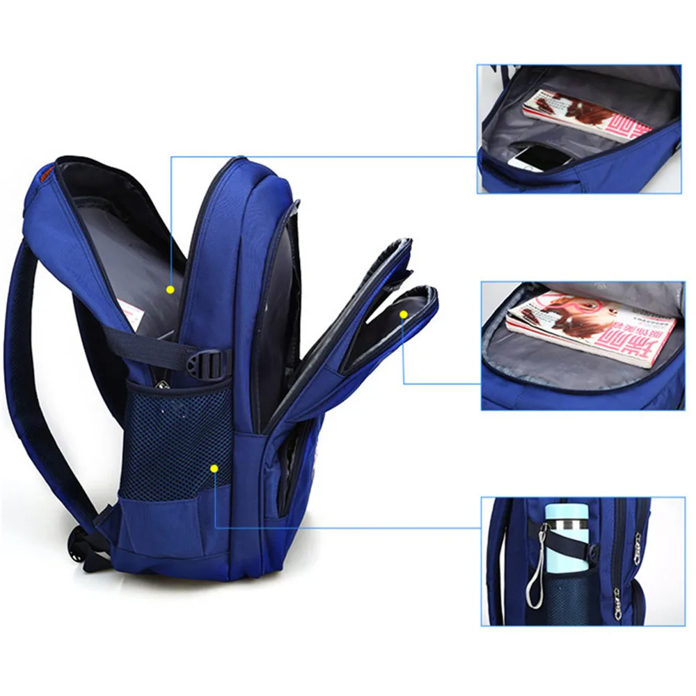 Детские школьные ранцы для подростков вместительный рюкзак мальчиков и девочек