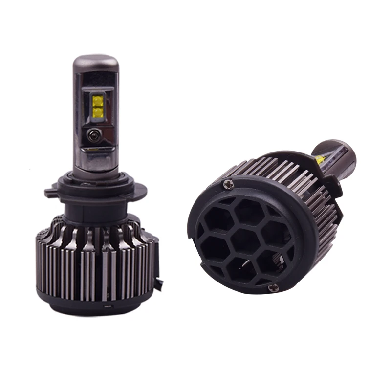 T1 фары canbus 60 Вт 8000LM Автомобильные лампы H1 H3 H7 H11 9005 9006 светодиодный H4 Hi Low beam