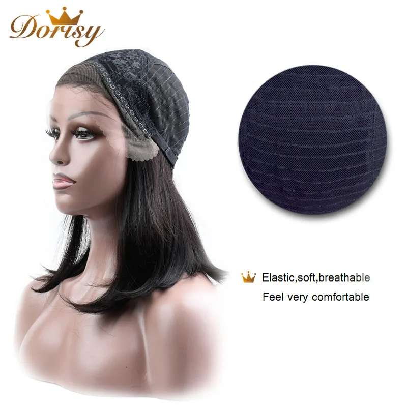 Short Bob Human Hair wigs 13×2 Lace Brazilian Straight Wigs For Women Pre Plucked Bleached Non Remy | Шиньоны и парики