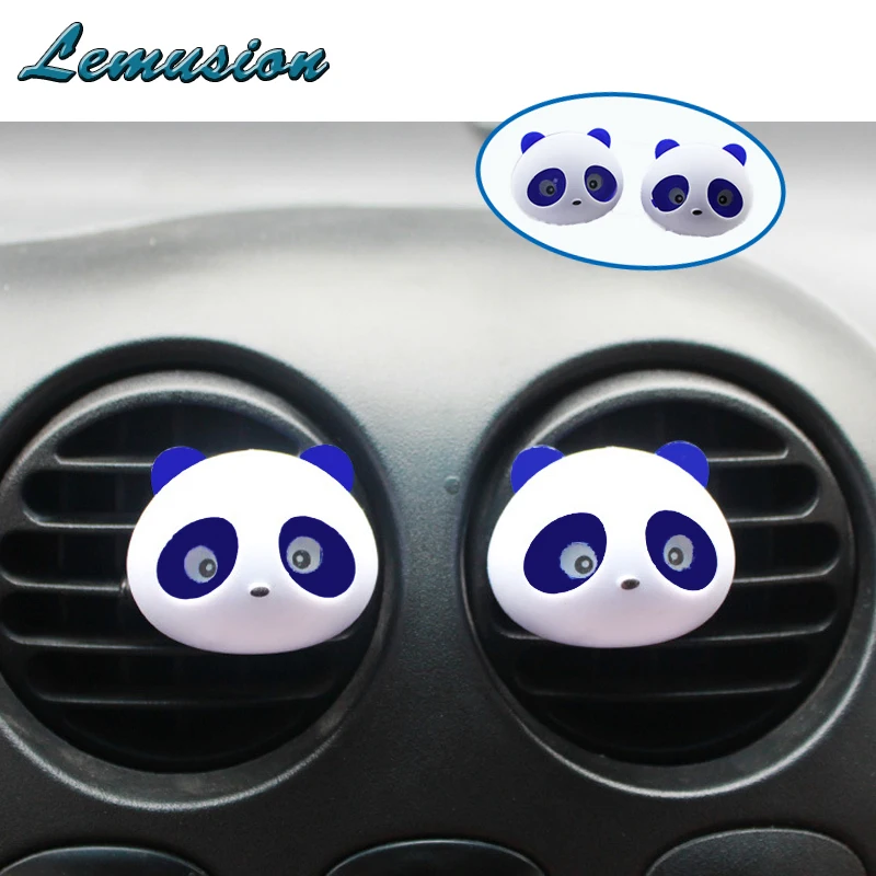 Автостайлинг 1 пара автомобильная парфюмерия в розетку парфюм виде панды для Peugeot