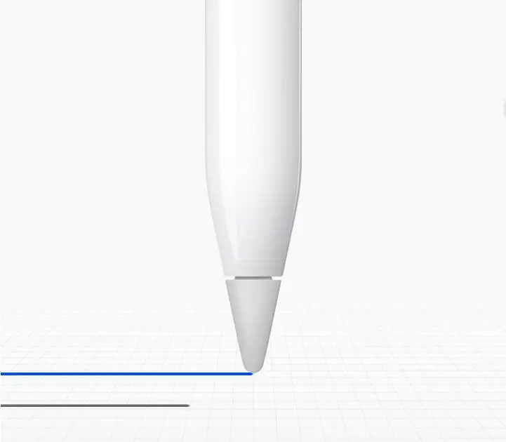 Дополнительная Замена наконечника для Apple Pencil 2, 2 пачки наконечников iPencil для iPad Pro 10,5 дюймов 12,9 дюймов 11 дюймов Стилус ручка с сенсорным экраном
