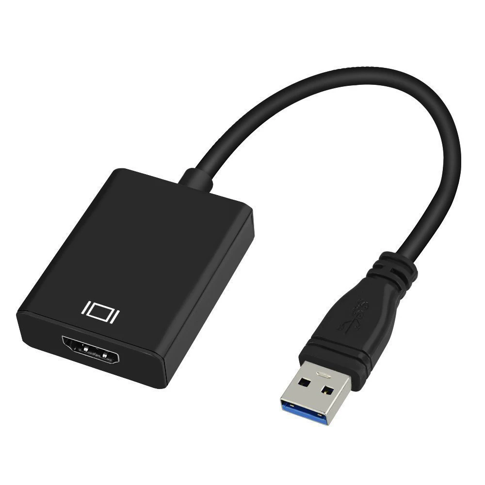 USB 3,0-HDMI кабель 1080P 3D видео конвертер USB3.0 высокоскоростной Расширенный зеркальный 2 режима для ноутбука ПК проектор переключатель адаптер