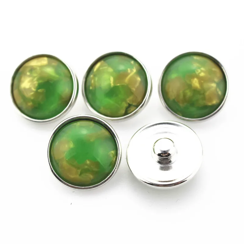Набор из 20 шт. смесь цветной смолы кнопка натурального камня на кнопках 18
