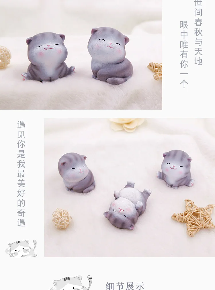 Новые японские миниатюрные статуэтки для террариума Kawaii, украшения для домашнего декора, креативный Рождественский подарок для детей, домашний декор
