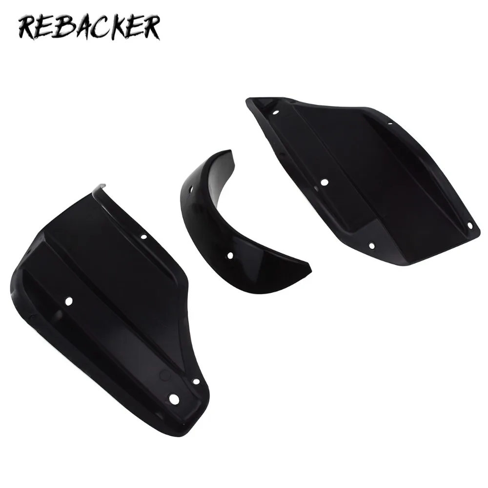 Мотоциклетный внешний обтекатель ABS пластик черный передний с крыльями летучей