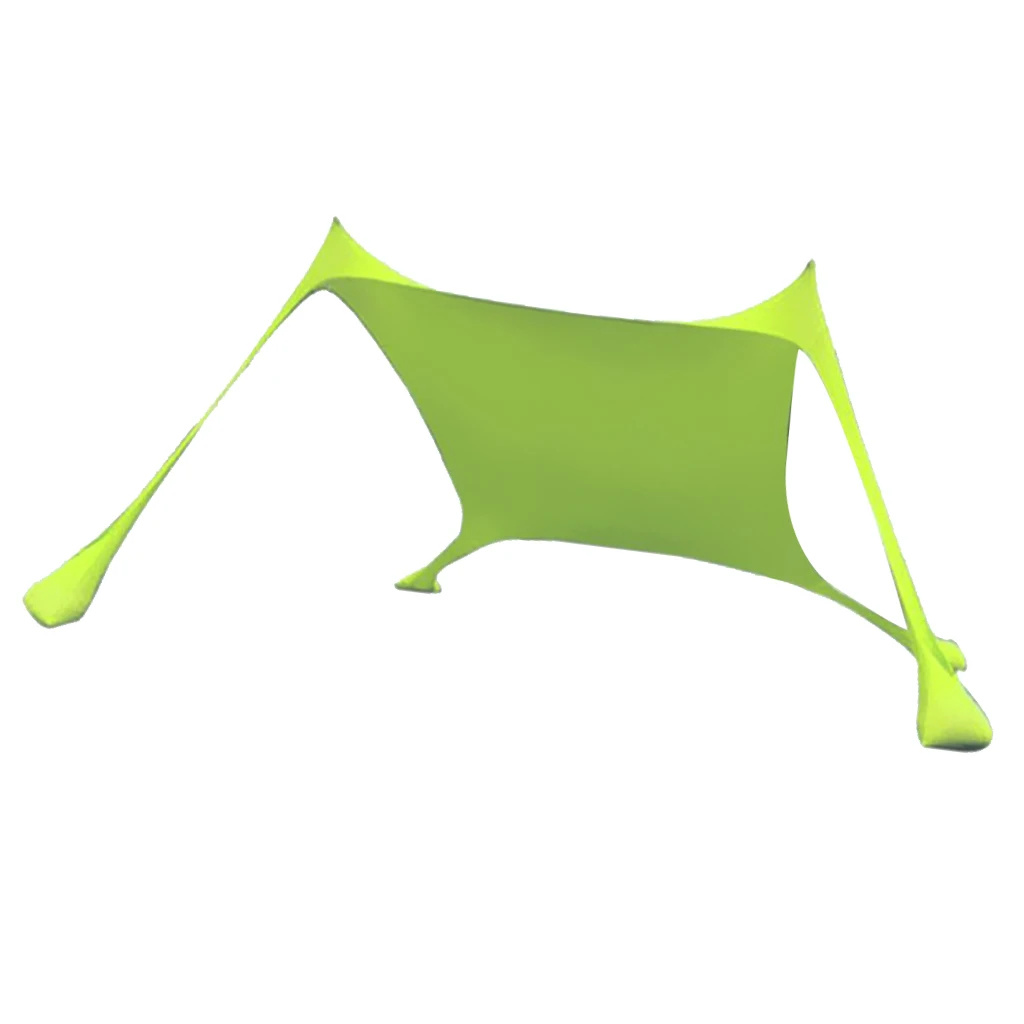 Green Pop Up Кемпинг Тент пляжа и сада, брезентовое укрытие от солнца навес, тент от солнца УФ-защита - Цвет: Green