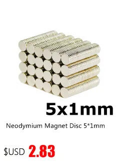 NdFeB Block Magnet 12x4x4mm Cylinder Magnet 3.97x6.0 4.75x9.53 2.93x6.0mm N44H PTFE Coating Customed Size 20000 pieces