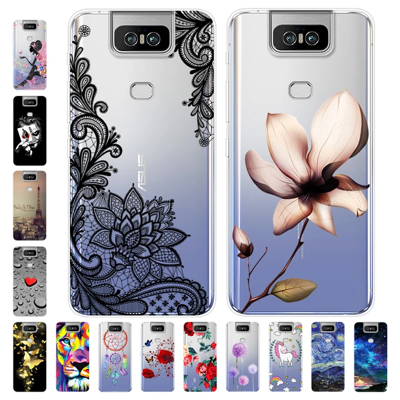 Мультяшный чехол для Asus Zenfone 6 ZS630KL мягкий силиконовый Zenfone6 ZS 630KL I01WD 6Z | Мобильные