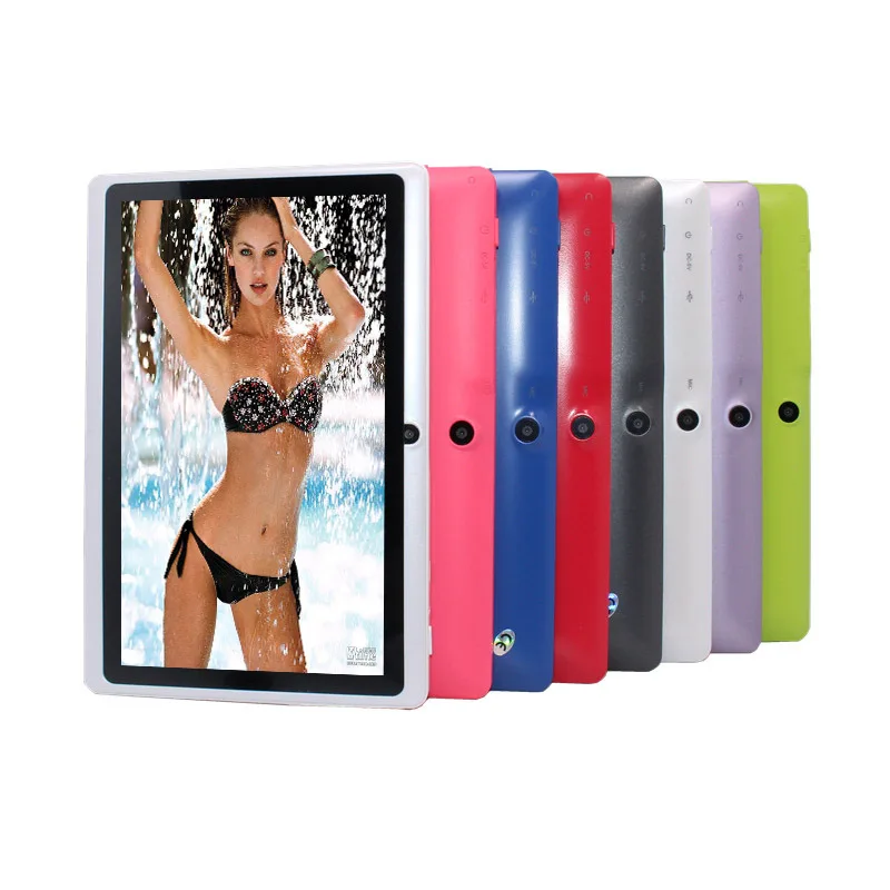 Планшет 7 дюймов для паншета аllwinner A33 Tablet pc 4 ядра Q88 Android 512 МБ/4 ГБ 1024*600 2300 мАч wifi