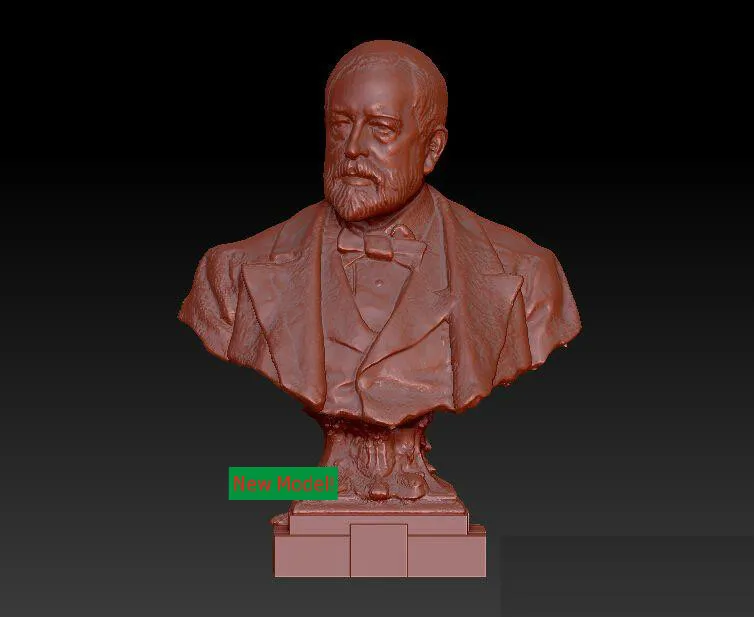 3d модель в формате stl 3D скульптура с твердым вращением модели для станка ЧПУ Генри