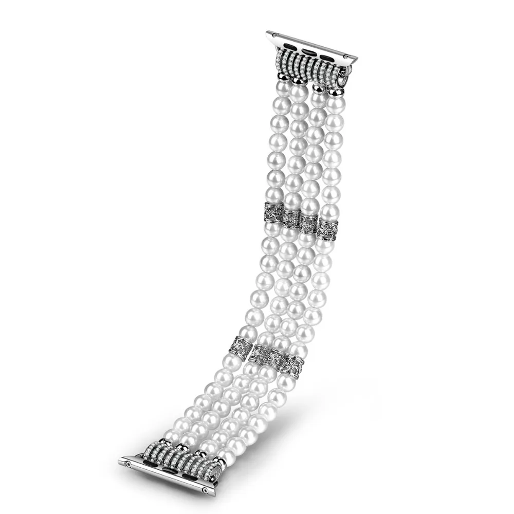 Ручной работы агат гематит дерево ремешок для Apple Watch 4 band iwatch series 5 3 2 correa мм 44 38 40