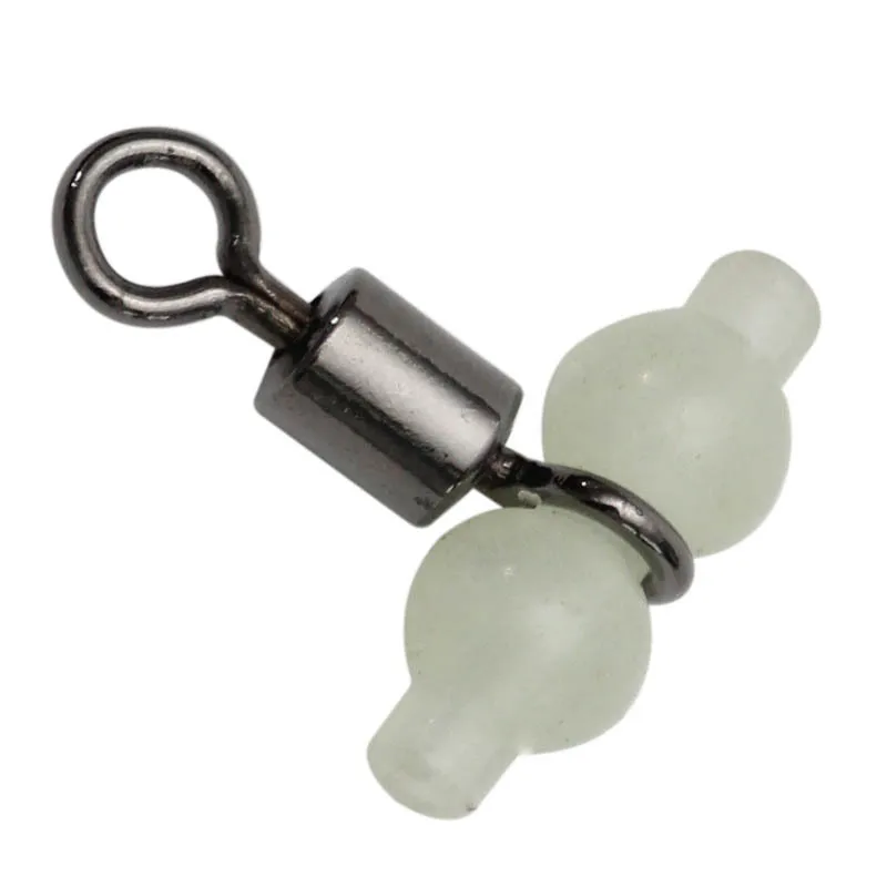 

Easy Catch 30 шт. светящийся рыболовный вертлюг с перекрестной леской, поворотный 3-ходовой рыболовный соединитель лески, Поворотный Размер L S