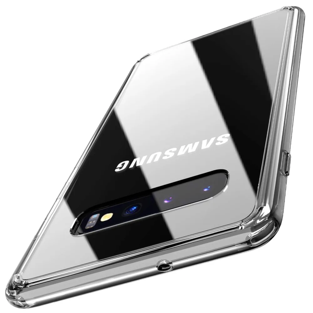 Gourde armor чехол для Samsung Galaxy S10 Plus S10e TPU прозрачный противоударный телефона задняя