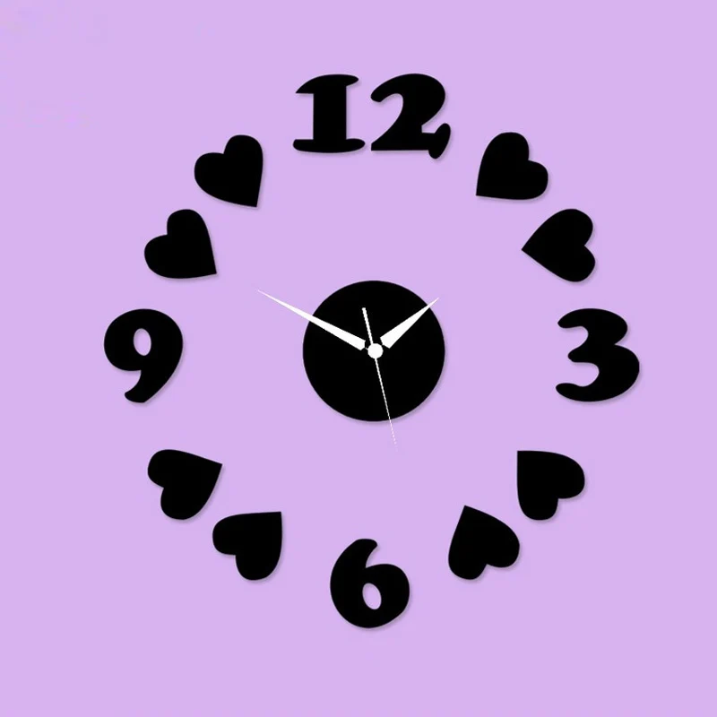 Винтажные настенные часы кварцевые современный дизайн reloj de pared horloge акриловая