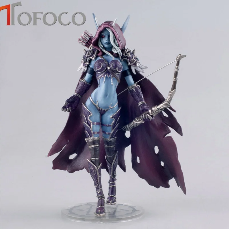 TOFOCO Lich King Sylvanas Windrunner Figma Anime Darkness Ranger Lady ПВХ Экшн фигурки из игры WOW Детские