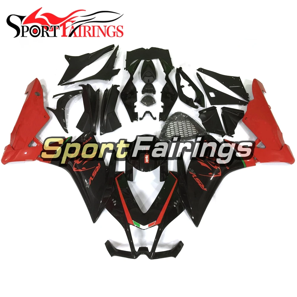 

New Full Motorcycle Fairing Kit For Aprilia RSV4 1000 2010 - 2015 10 11 12 13 14 15 ABS Plastic Cowlings Red Black Body Kit Hull