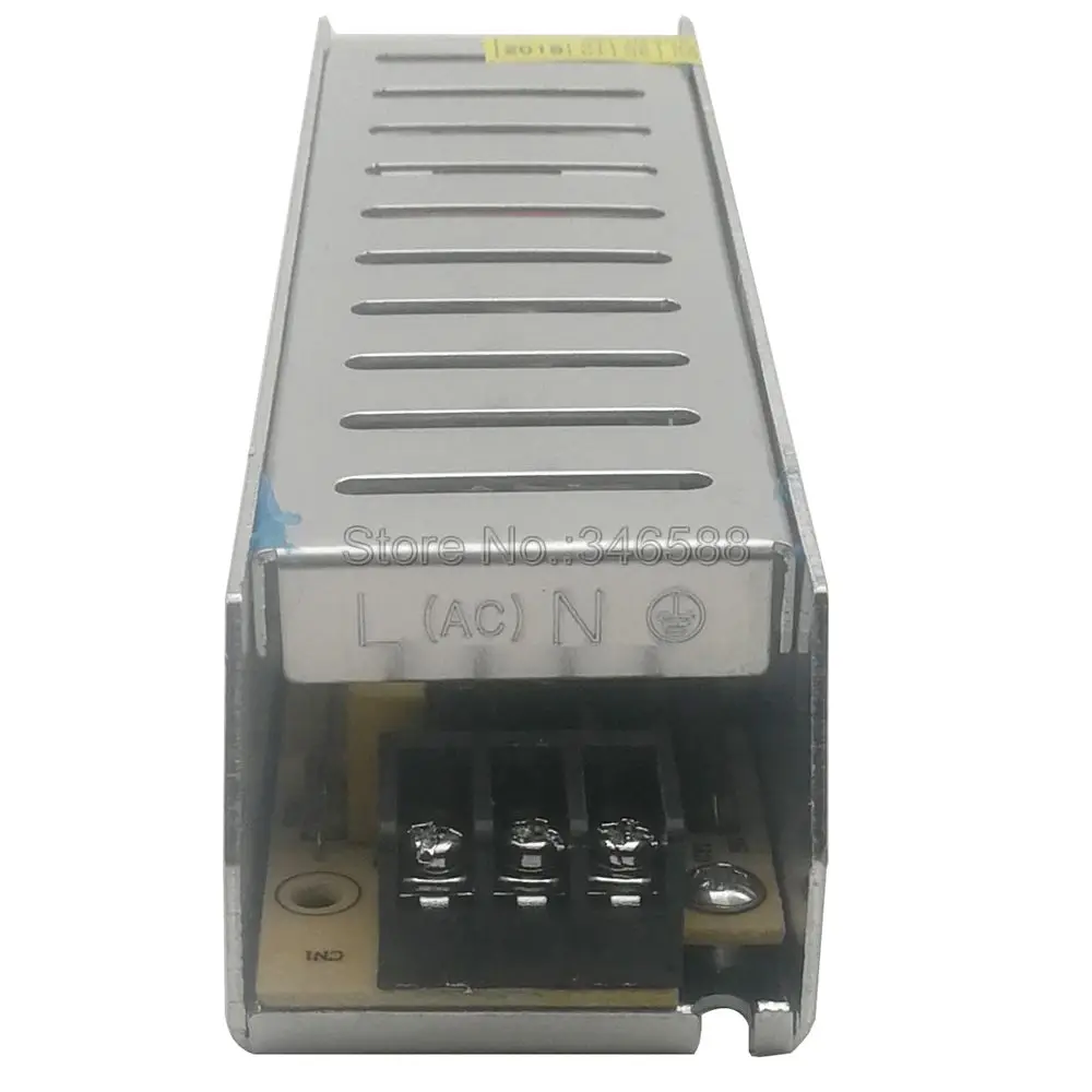 AC110V 220 В в DC24V AC-DC переключатель драйвера постоянного напряжения питание тонкая полоса Размер 24 В 3A 75 Вт 4.5A 100 Вт 5A 120 Вт