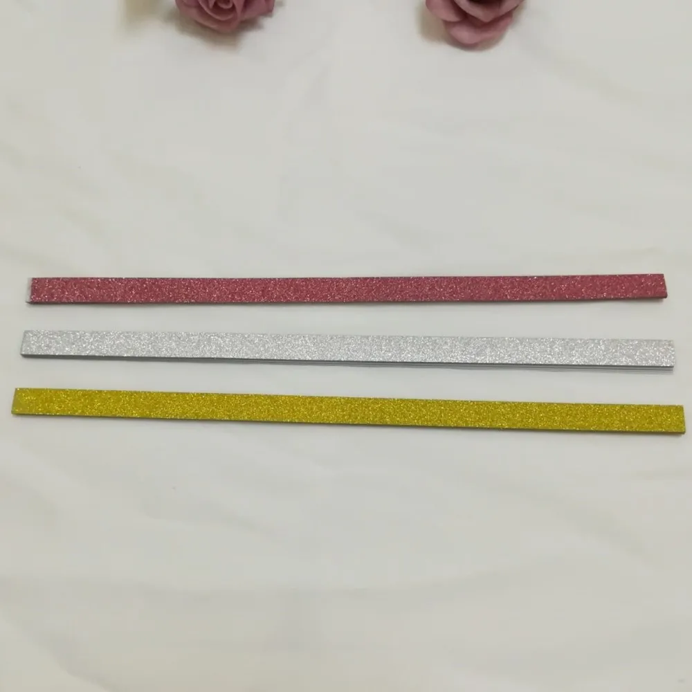 mix 60pcs 60 шт./лот набор для складывания счастливого оригами радужного цвета чистый цвет перламутровая блестящая бумага Wish Star бумажные полоски бумажные поделки подарок - Цвет: mix 60pcs
