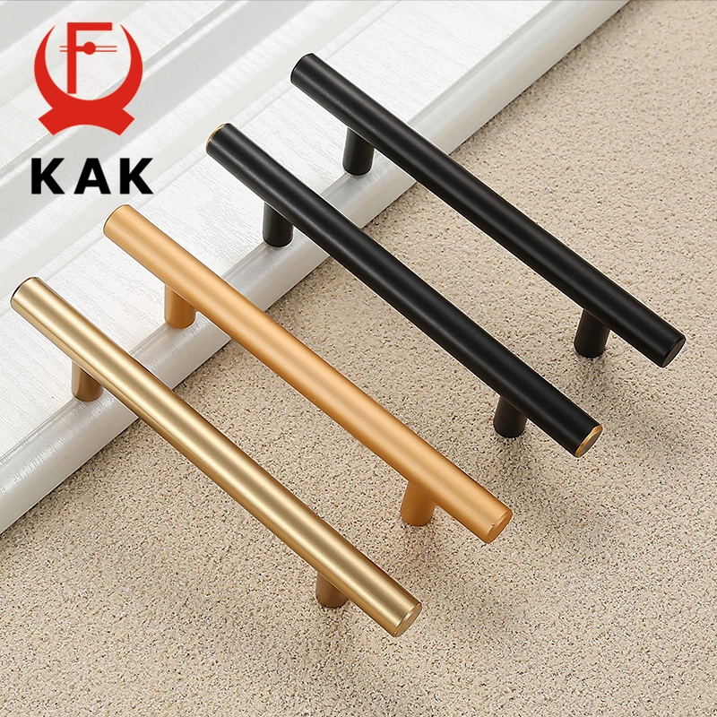 KAK 2 &quot~ 39&quot кухонные дверные ручки T Bar вытяжные с прямой ручкой шкафа диаметр 12 мм