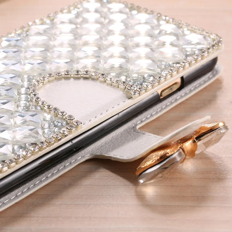 Горный хрусталь Кошелек Case для Samsung Galaxy Core i8260 G3500 G3518 G355H G5108Q G530 G386F S7270 S5830 S7500 G310 G313H