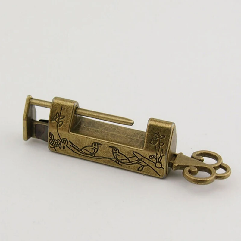 Новый шкаф rawer + ключ винтажный старинный Железный китайский замок ретро латунный