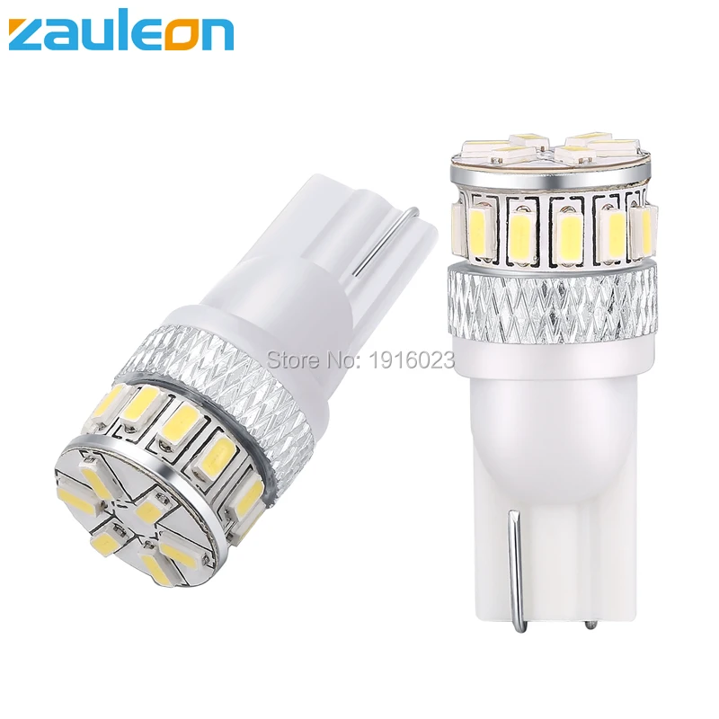 Zauleon 2 шт. супер яркий W5W 194 T10 белый номерной знак интерьерный светильник купольная