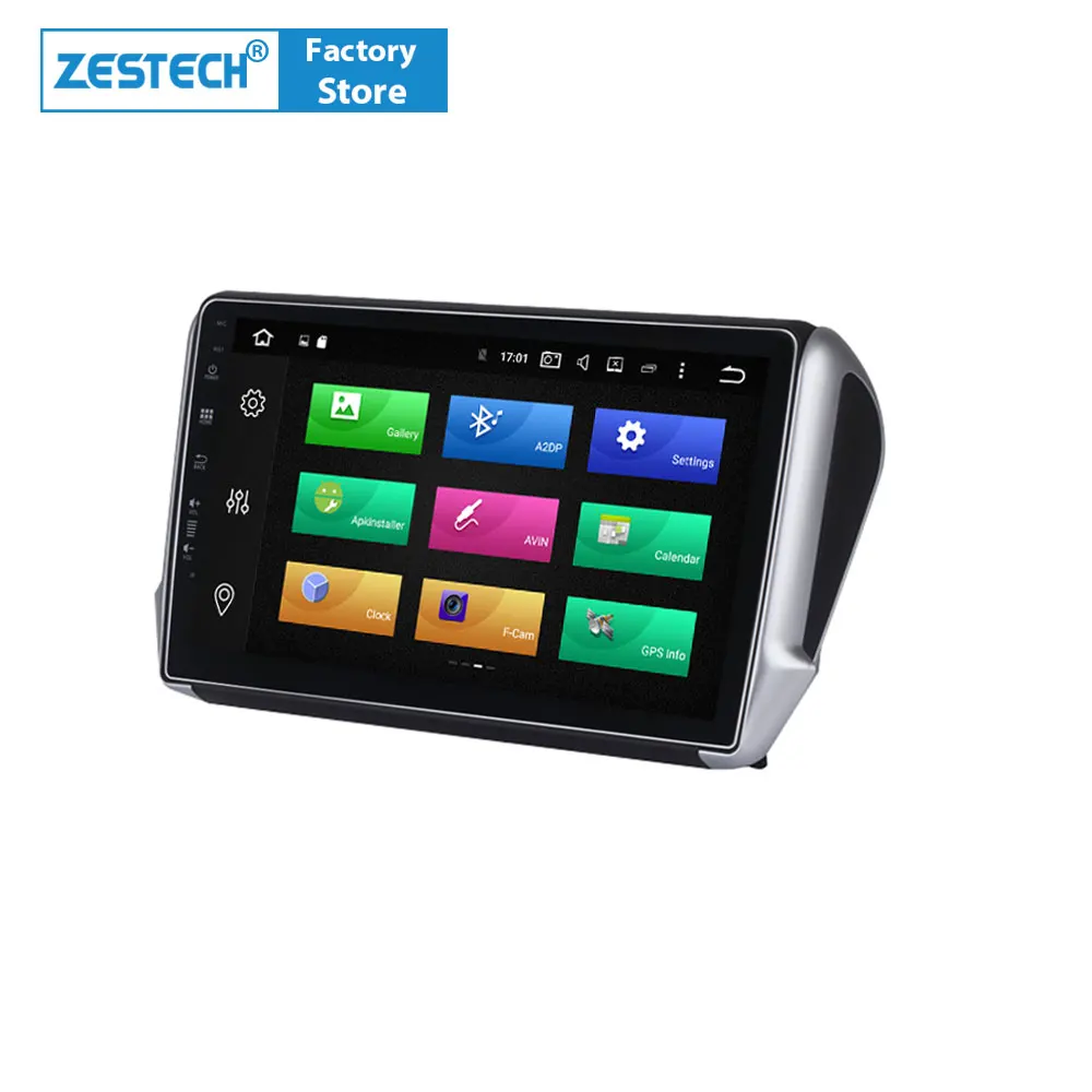 ZESTECH 64 Гб 2.5D экран Android 9 0 авто радио для Peugeot 208/2008 2012 2016 2017 автомобильное стерео