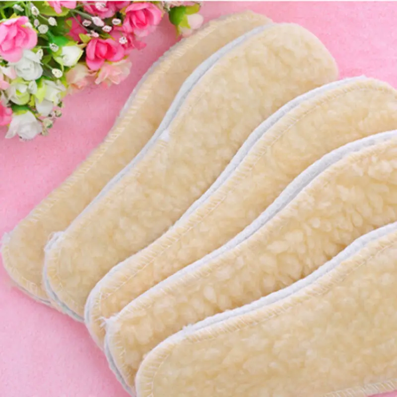 

Fleece Thermal Insoles Snow Boots Warm Winter Comfort Pads Feet Care Massage Warm Unisex Shoes Insoles For Women Men 1pair 25cm
