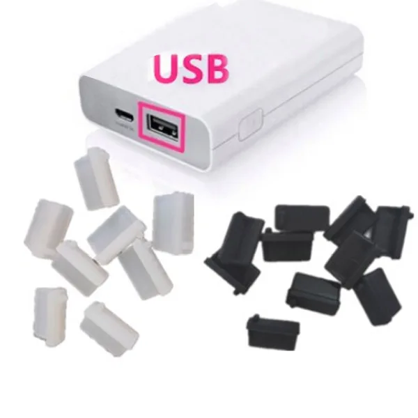 10-1000 шт USB отверстие разъем Пылезащитная Крышка для usb-разъема USB мастер пылезащитный колпачок силиконовый разъем