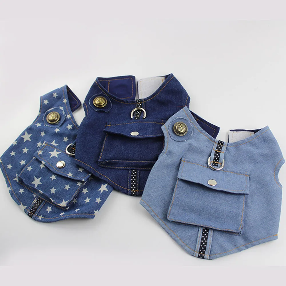 Поводок для собак чихуахуа мопса маленьких и средних Джинсовые ремни щенков