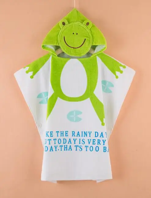 Банный халат детский с капюшоном 60 х120 см|bath towel|children bathbath towel robes |