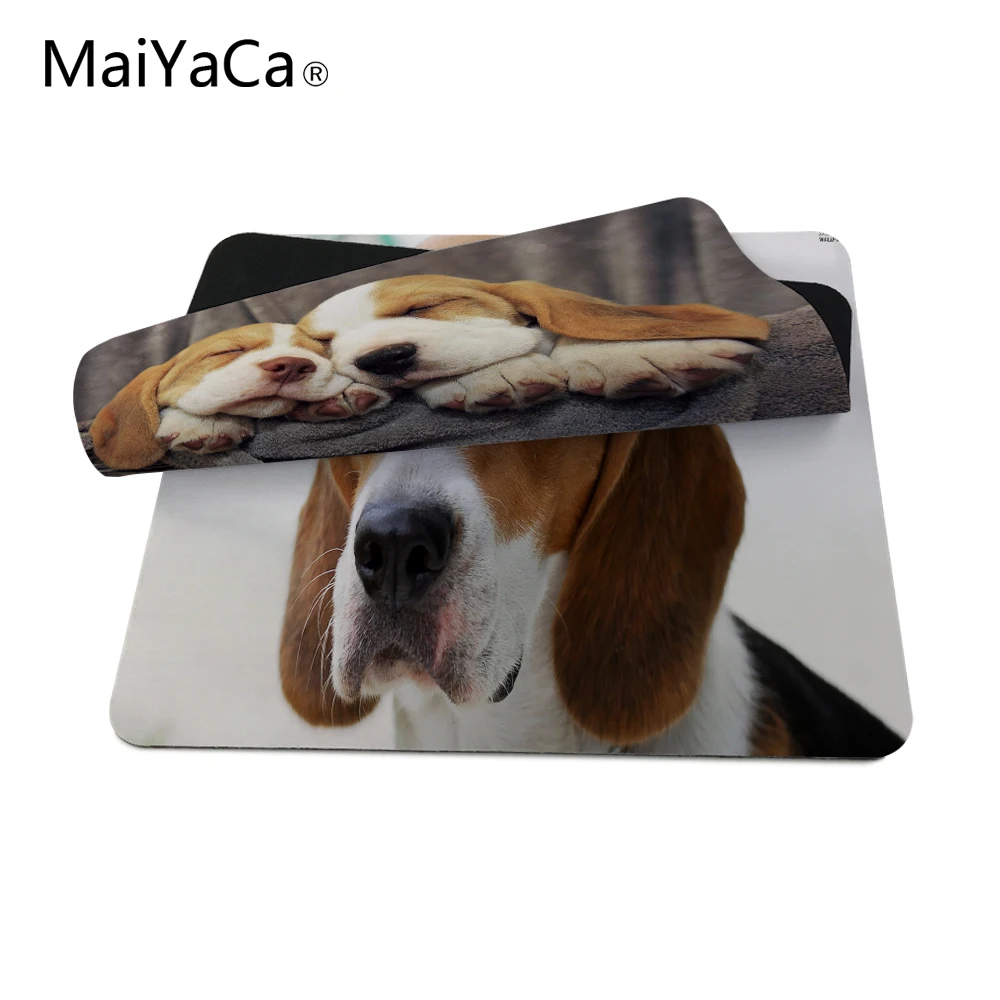 MaiYaCa Beagle Puppies картинки милые горячие настольные коврики для компьютерной мыши