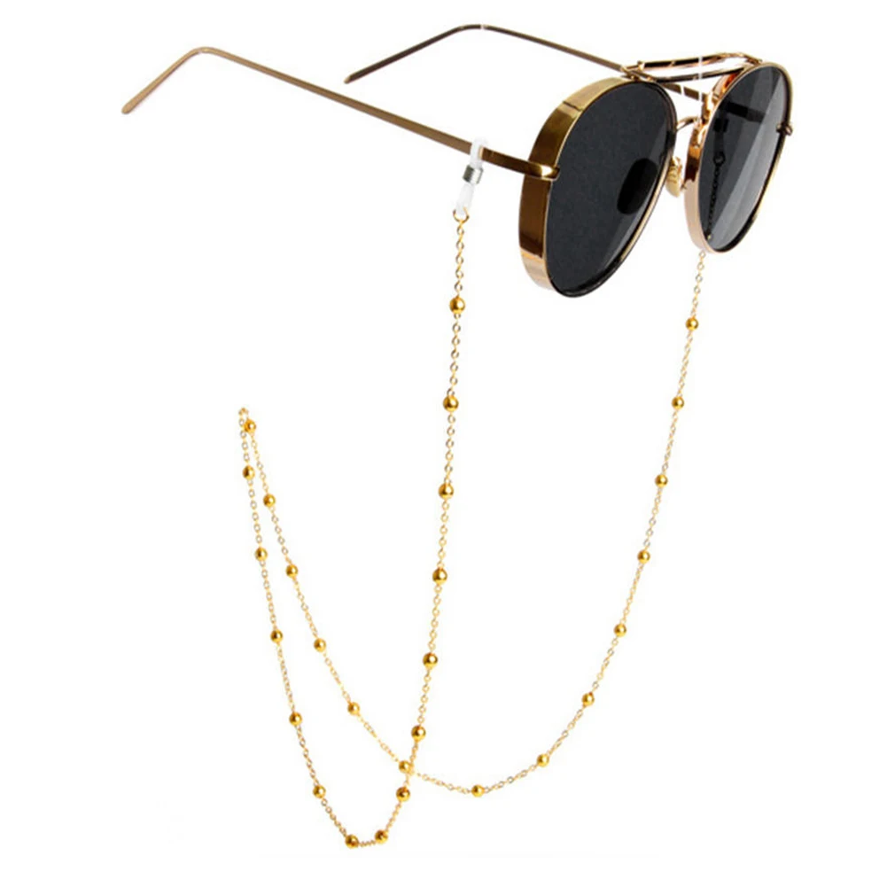 

2021 fashion Sun glasses Chain holder For Women Sunglasses neck Chain Men Metal Eye glasses strap Landyard cordon para gafas