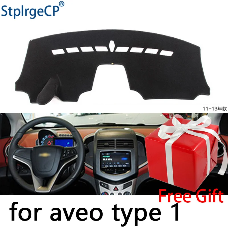 Коврик для приборной панели Chevrolet Aveo Sonic 2012 2016 защитный коврик Накладка теней
