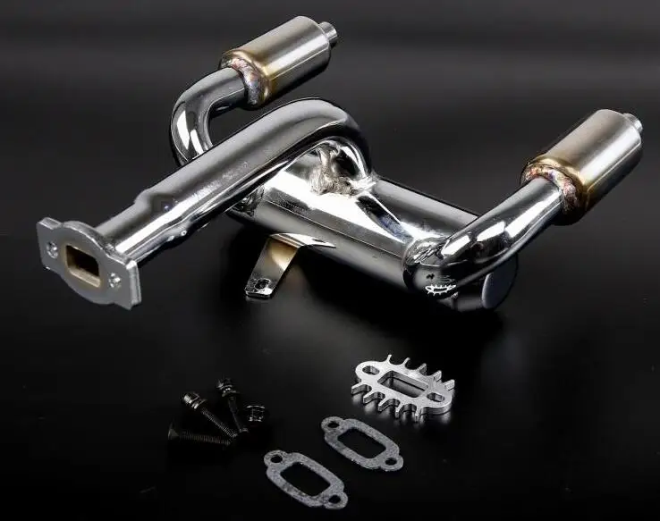 Бесшумная двойная выхлопная труба для Baja 5B 5T SC 85299