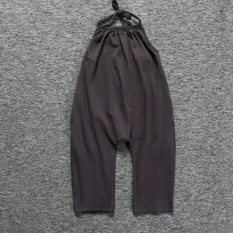 2019 Повседневный стиль комбинезон для маленьких девочек на бретелях спагетти