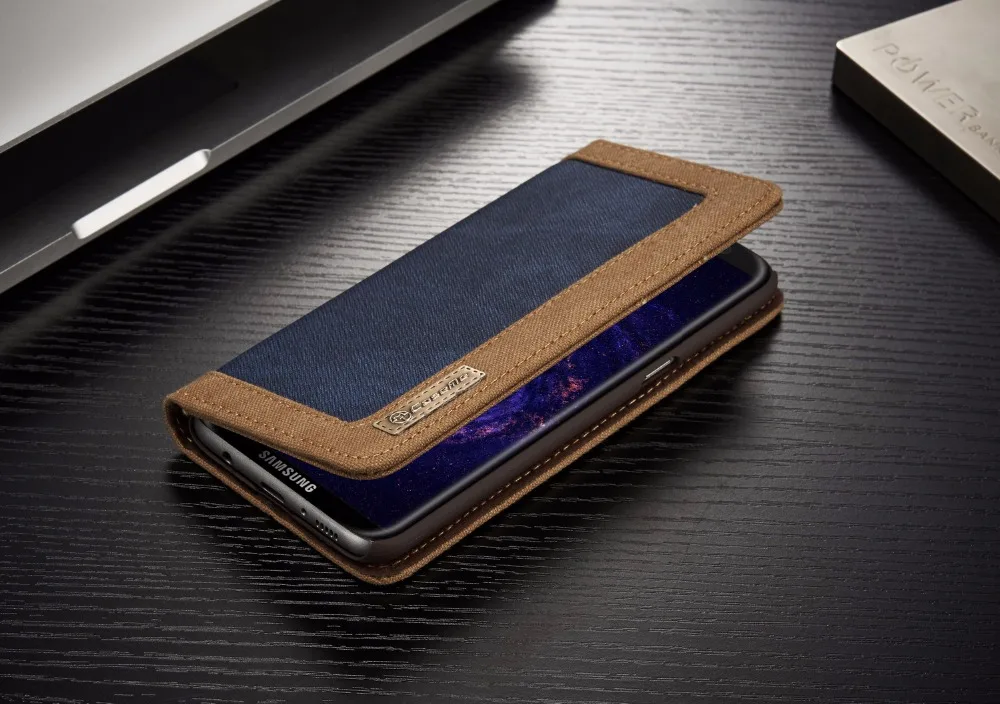 Чехол-книжка Me, Джинсовый чехол для samsung Galaxy S8, S9 Plus, Note 8, чехол-кошелек с подставкой для samsung Galaxy S8 Plus, S8+ S7 Edge, ковбойский чехол