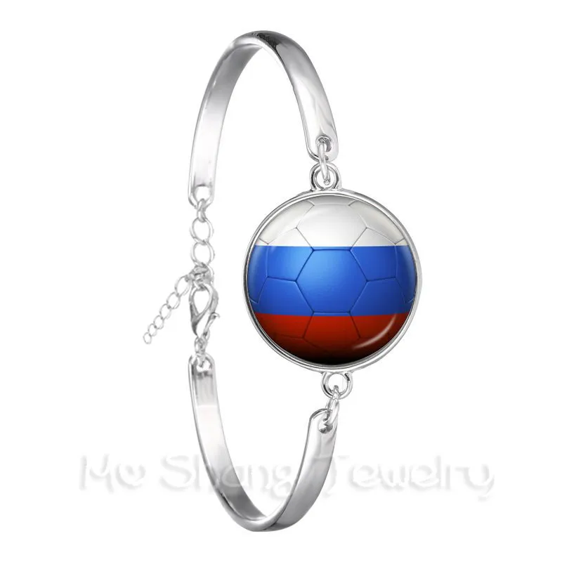 2018 New Classic Football Bracelet National Flag Panama Australia Egypt Argentina Russia Germany Denmark Poland Soccer Souvenirs | Украшения