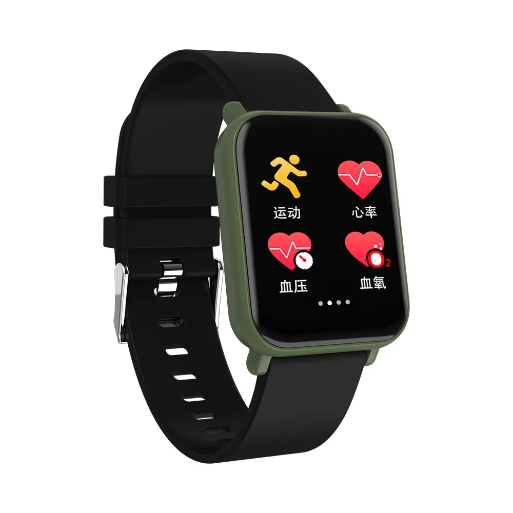 Uhoofit R6 Смарт часы монитор сердечного ритма Фитнес трекер Smartwatch напоминание