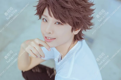Аниме Haikyu! Oikawa Tooru косой толстый и пушистый парик для косплея | Тематическая