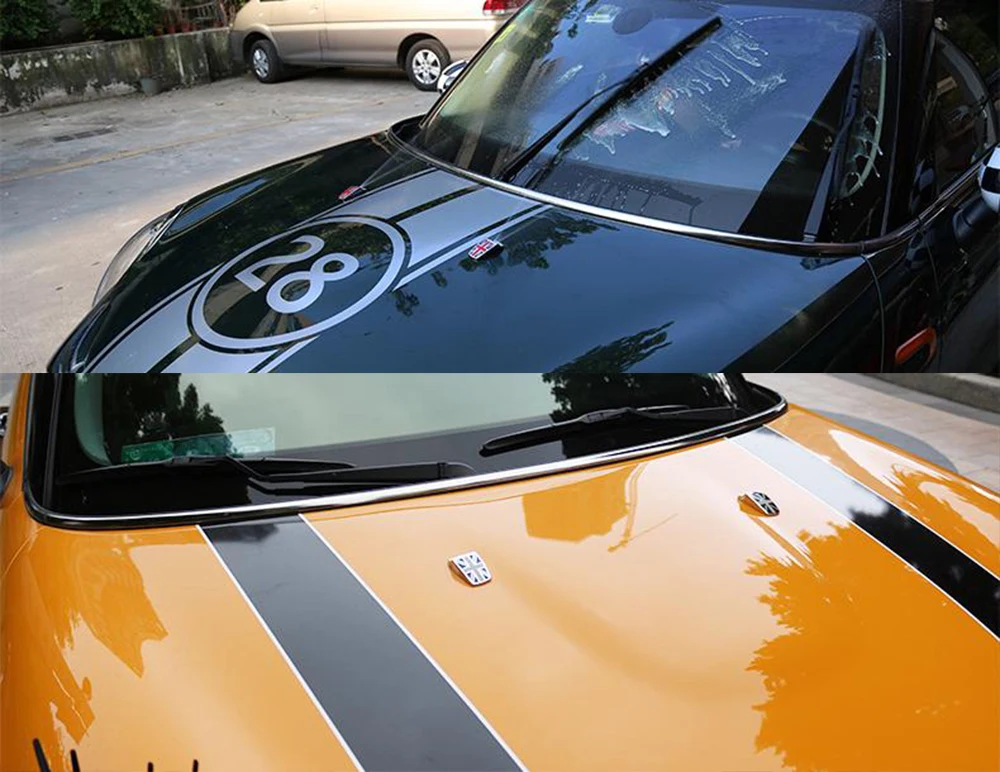 Стеклоочиститель воды распылитель Насадка крышка наклейка для Mini Cooper S One R55 R56 R60 R61 F54 F55 F56 F60 стайлинга автомобилей