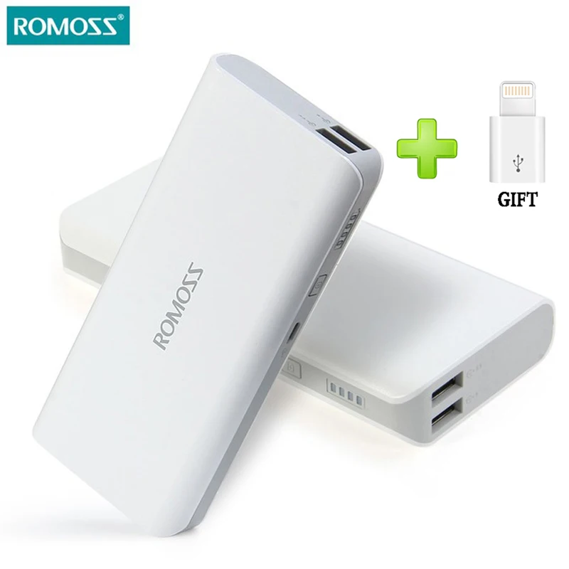 10400 мАч ROMOSS Sense 4 Портативный Зарядное устройство Комплекты внешних аккумуляторов