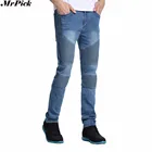 2017 мужские джинсы, мужские узкие Стрейчевые байкерские джинсы, модель Y2038