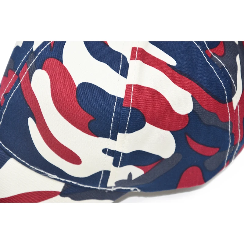 Стильная простота красные черные унисекс камуфляж Бейсбол волшебный клей