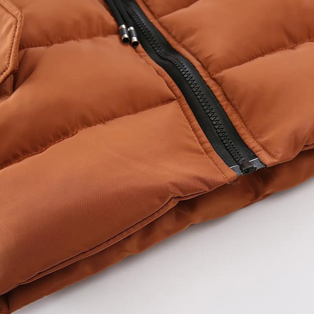 Зимняя куртка пальто с капюшоном для мальчиков и девочек куртка-плащ Толстая