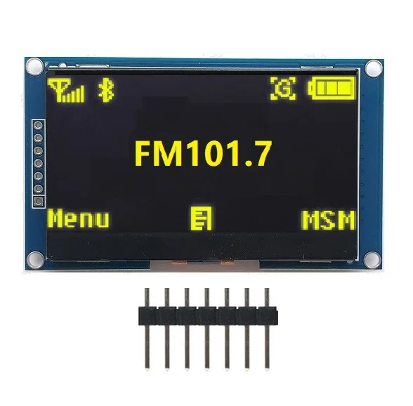 Модуль OLED дисплея 2 42 &quot 12864 128*64 серия IIC I2C SPI белый/синий/зеленый/желтый ЖК экран