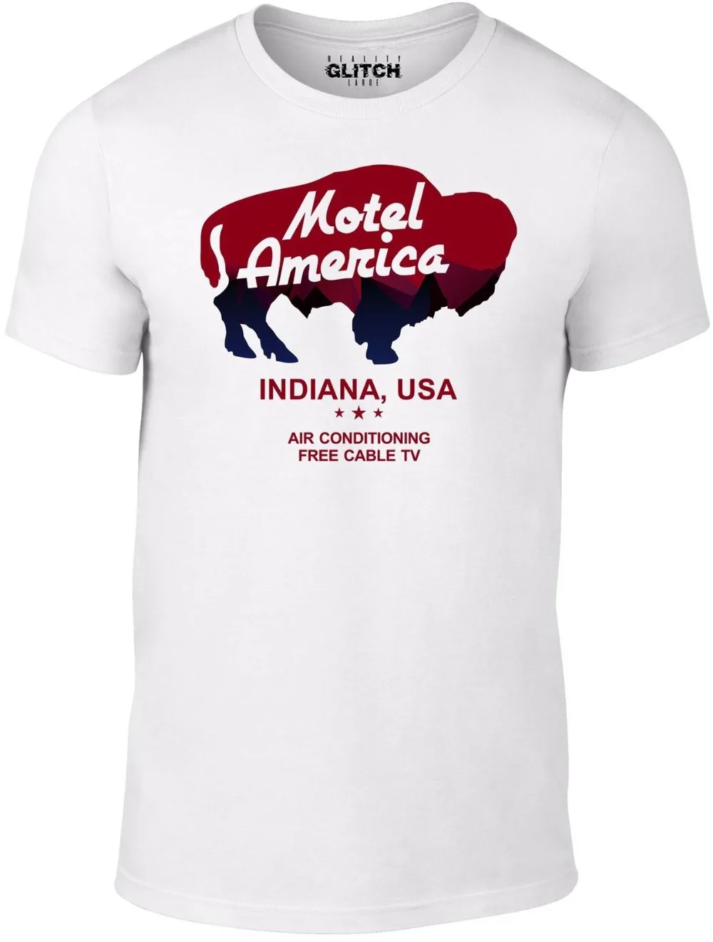 

Motel America T-Shirt - Inspired By American Gods Tv Series Mr Wednesday Indiana 2019 Men Hip Hop Casual Tee Shirt Men Designer
