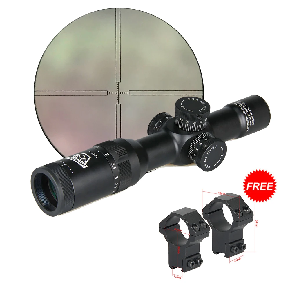 Canis Latrans 1 4x24 IRF тактический прицел для охоты HS1 0197|scopes for hunting|rifle scope huntingtactical rifle |